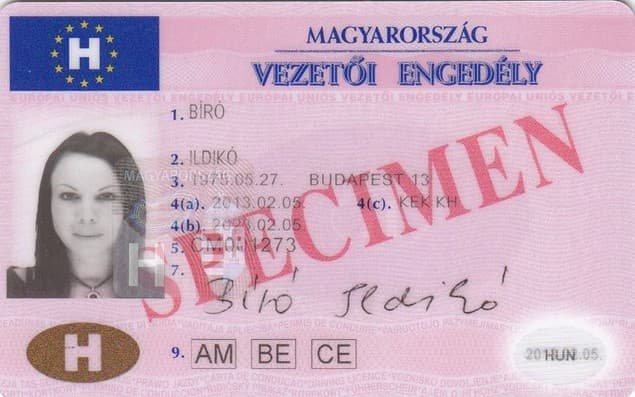 Hungary Driver's Licence