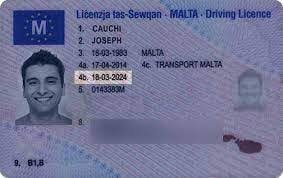 Malta driving licence