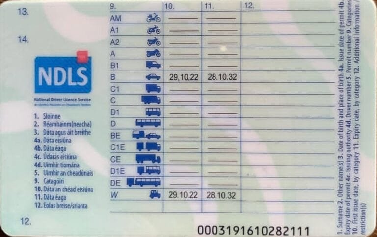 Buy Irish Driving License