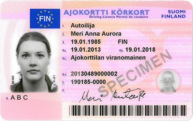 Finnish Driving Licence
