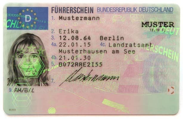german driving licence germany