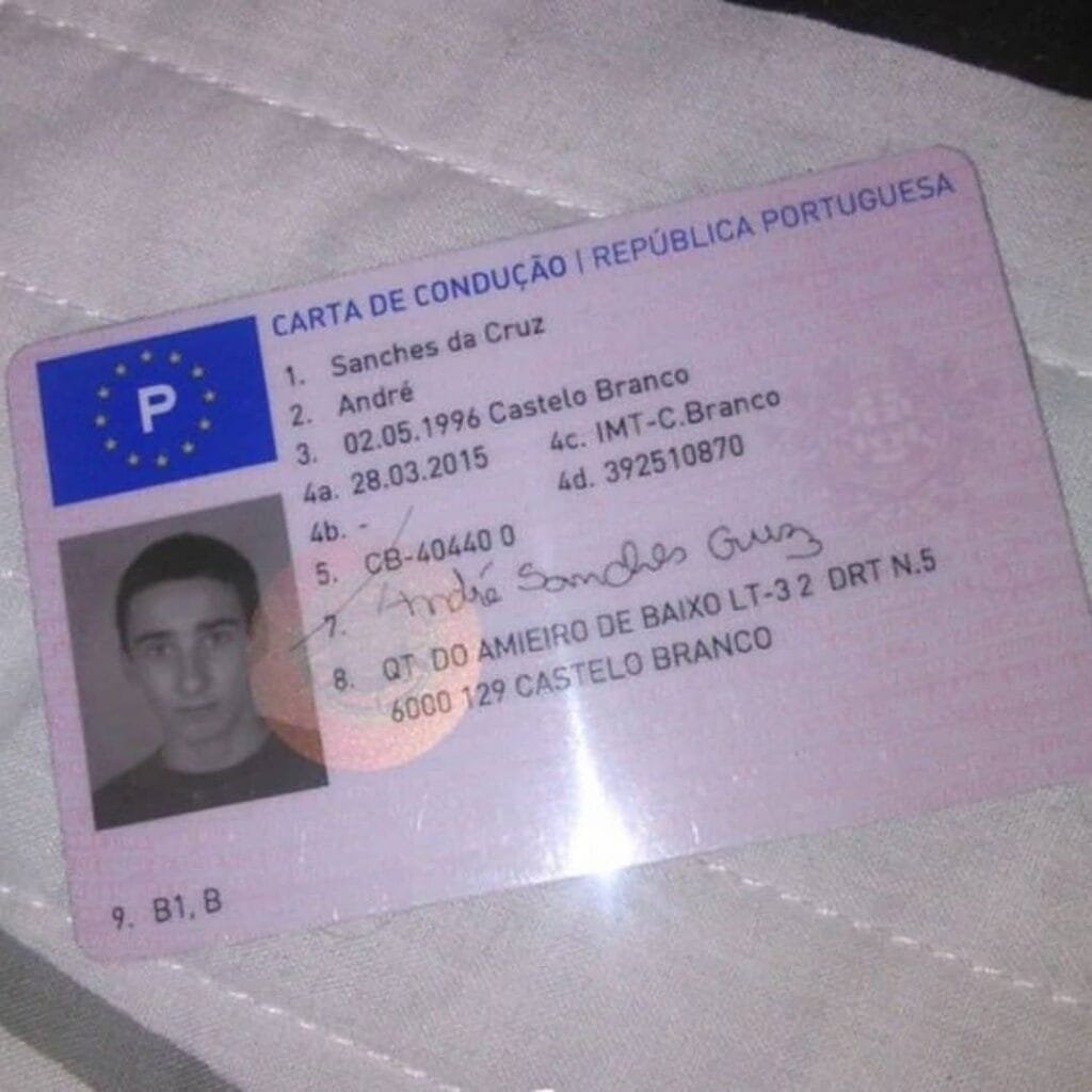 Compre uma carta de condução portuguesa